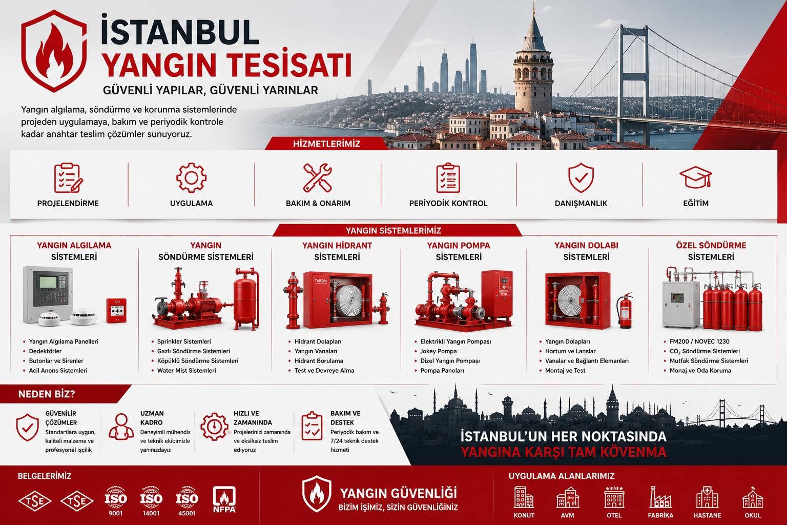 İstanbul Yangın Tesisatı