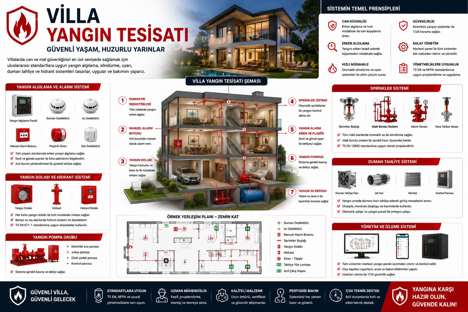 Villa Yangın Tesisatı